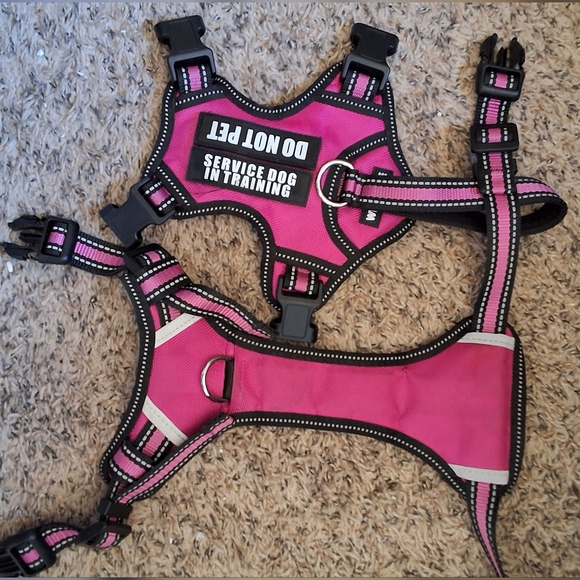 Service Dog Vest No Pull Dog Harness with 7 Dog Patches, Reflective Pet Harness - Picture 3 of 6